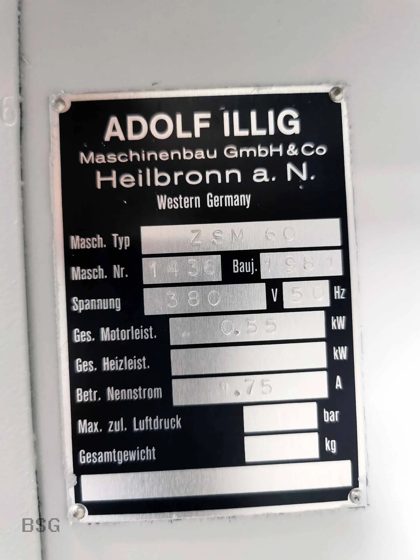 Illig ZSM 60 (WE1099), product image 3