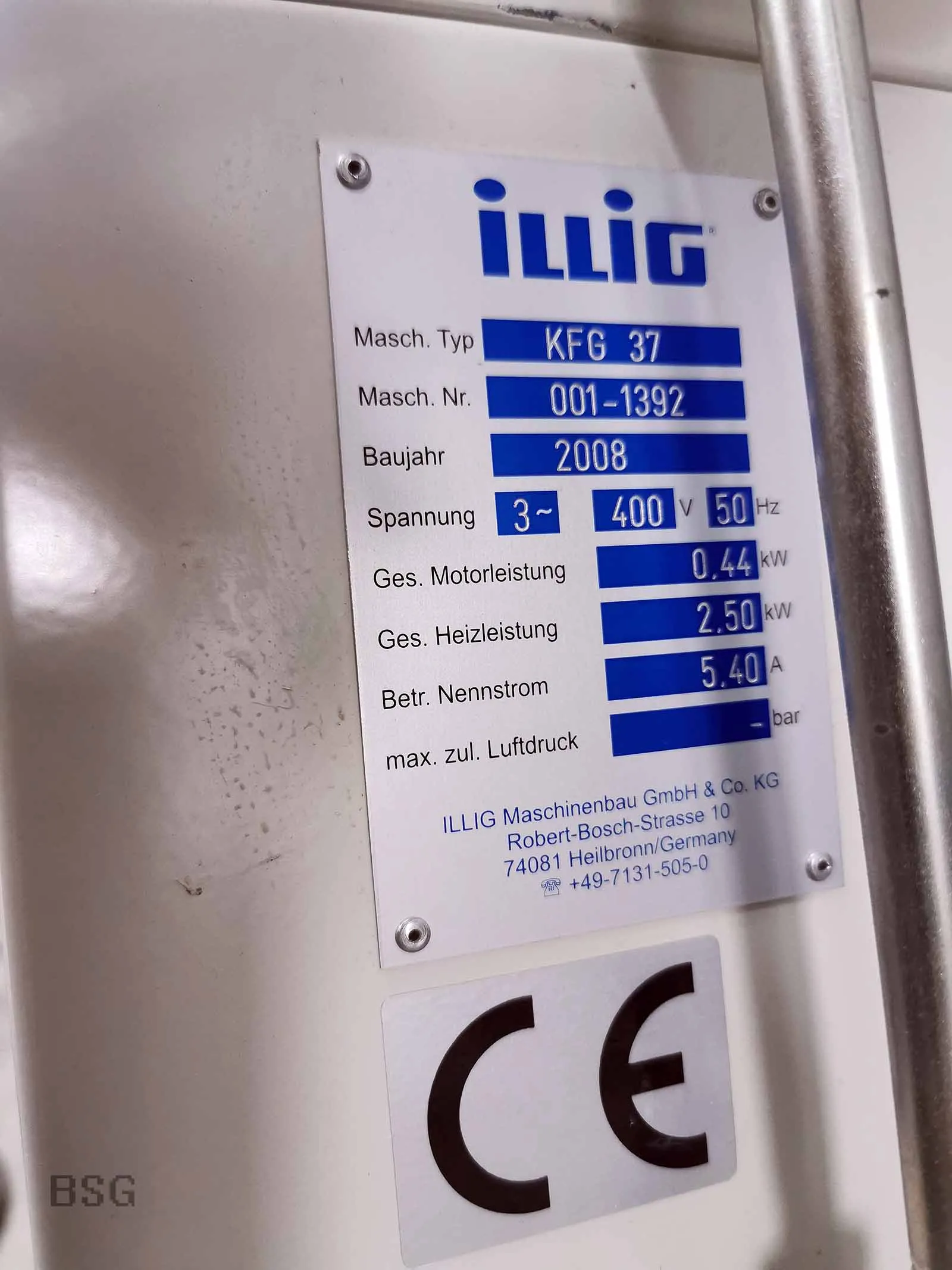 Illig KFG 37 (WE1134), product image 4
